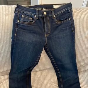 Rag and Bone brand skinny jeans. Size 28.
